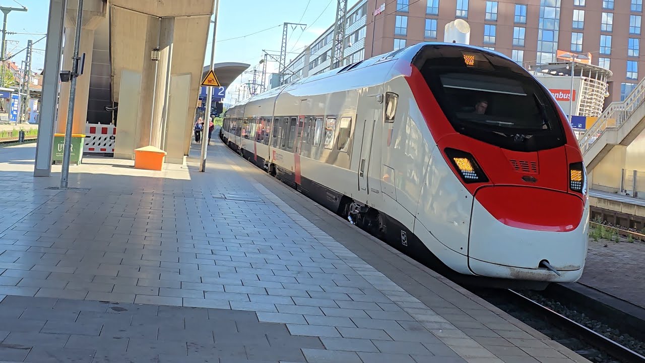 Züge in Freiburg(Breisgau) Hauptbahnhof #deutschebahn #sbb #trainspotting #zug #züge #br101 