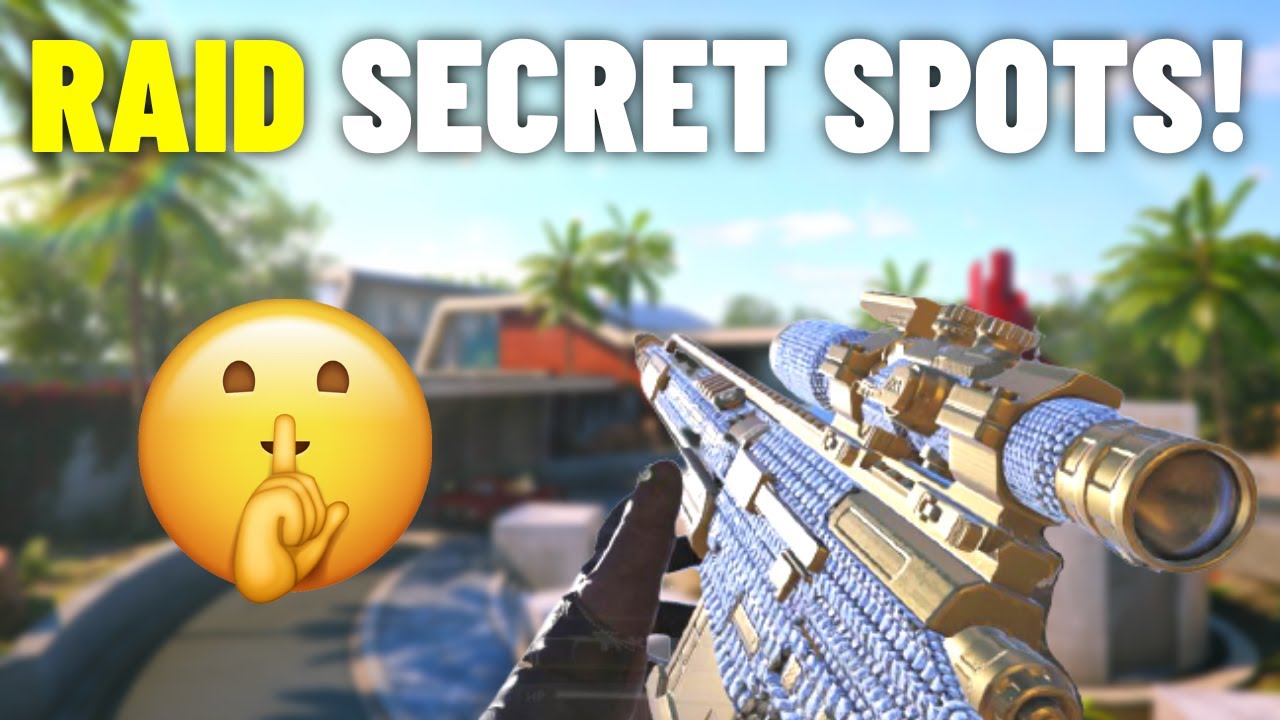 REVEALING ALL Secret RAID Sniper Spots (BROKEN!) Call of Duty Mobile