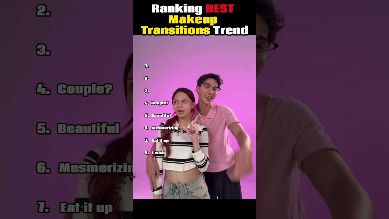 Ranking NAJLEPSZYCH trend&oacute;w w makijażu przejściowym 💖✨ #tiktokviral #transition