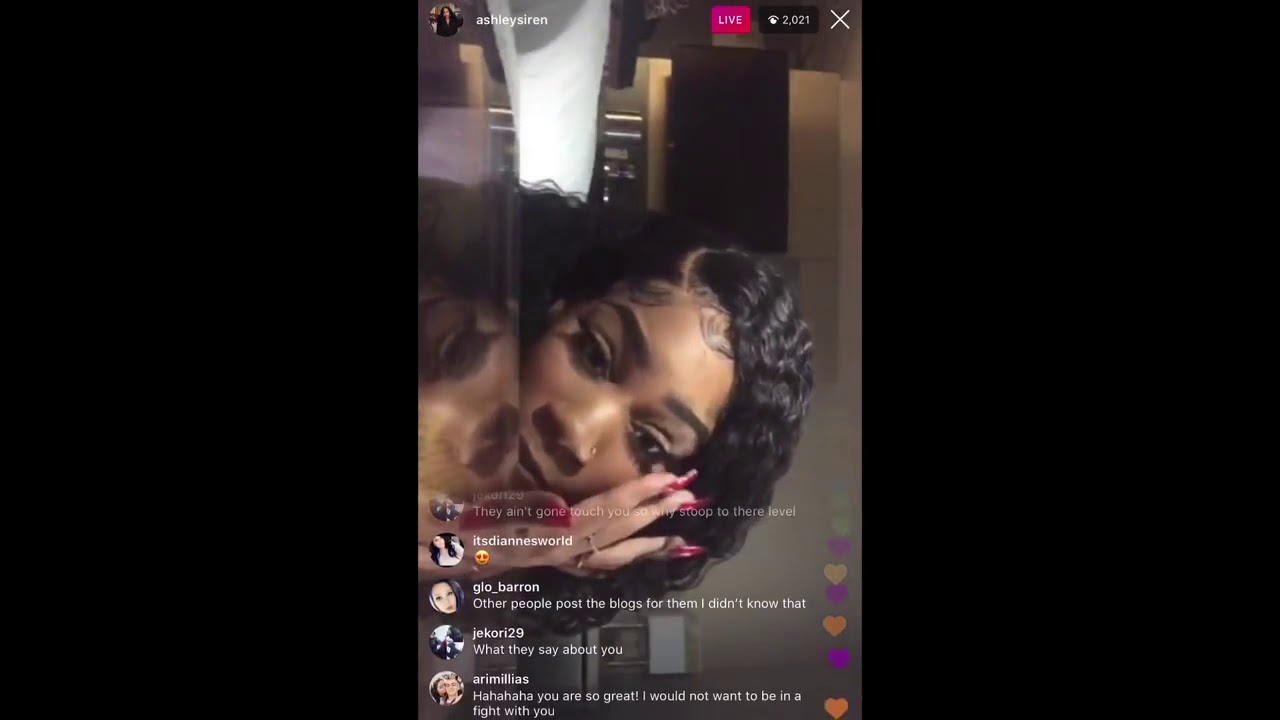 Ashley Siren Full Instagram Live With Jade Cline,Brianna & Kayla Sessler