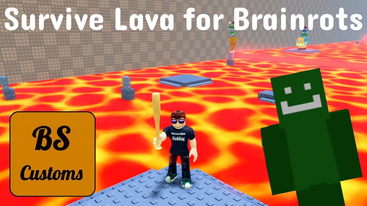 I Played Survive LAVA for Brainrots for the first time