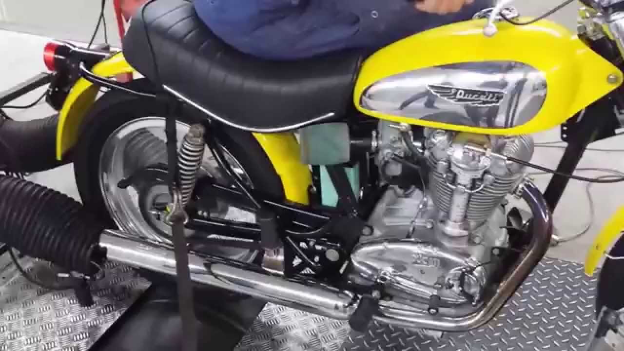Ducati scrambler 450cc Dyno bank