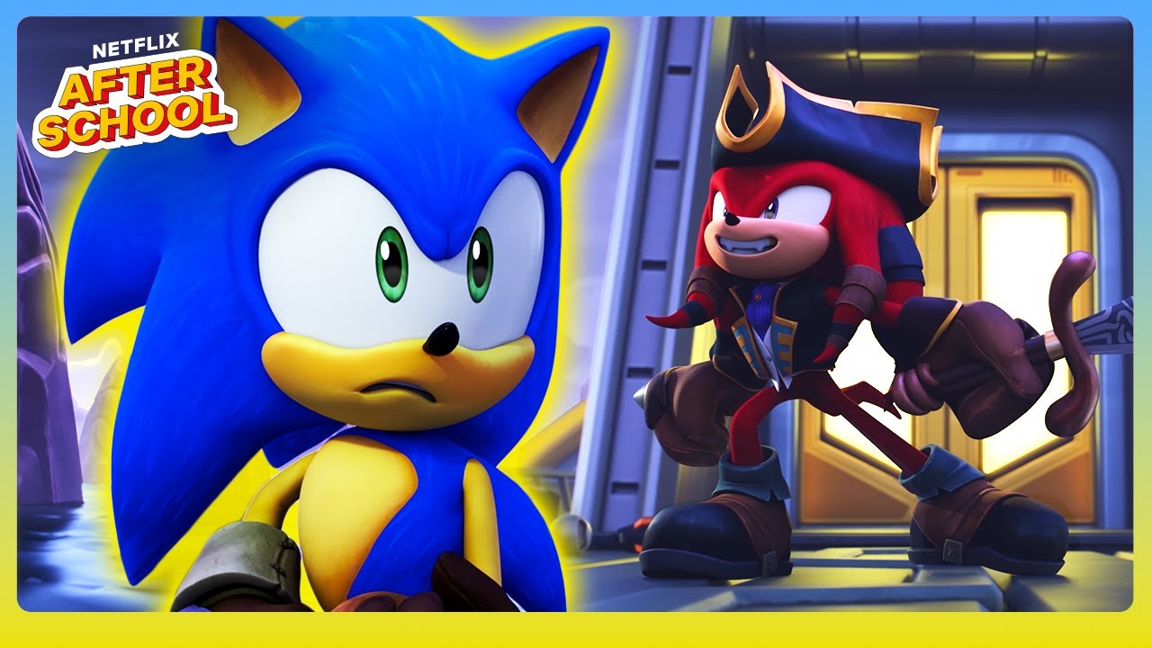 Sonic's Pirate Sea Showdown!  🏴‍☠️ Sonic Prime | Netflix Family
