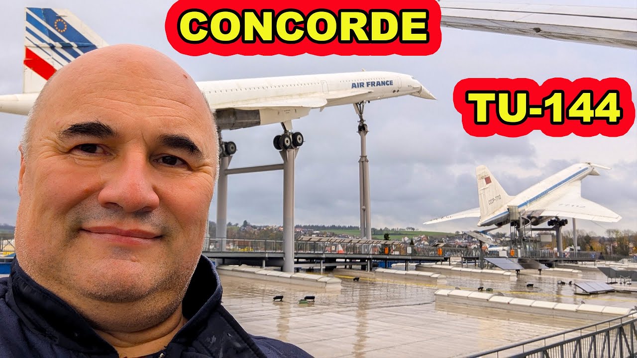 TU-144 i CONCORDE obok siebie. Można zwiedzać w środku.