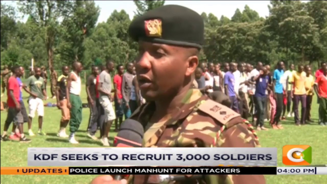 KDF recruitment registers low turnout in Nandi