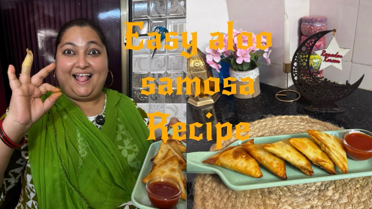 Easy aloo Samosa at home || Ramzan series Day-1 || #recipe #samosa #samosa #viralvideo #kichen 