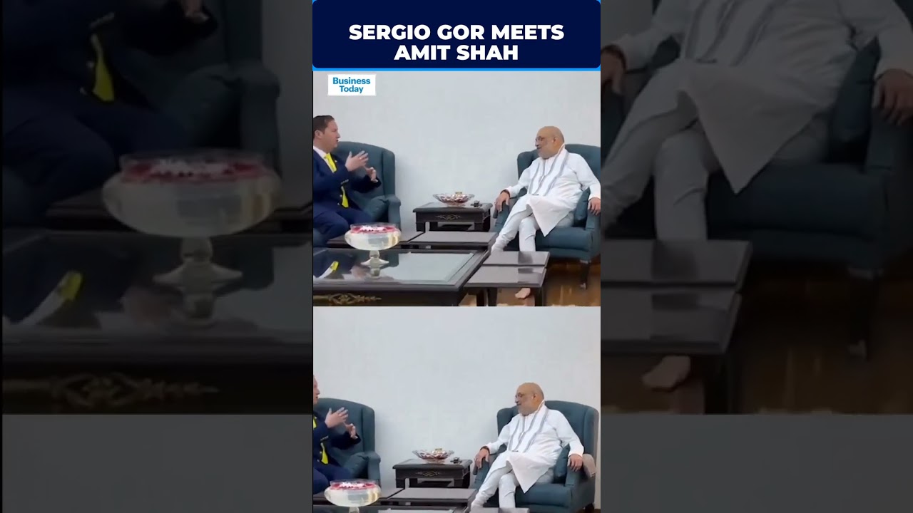 U.S. Ambassador Sergio Gor Meets Home Minister Amit Shah | Terror, Drugs & Border Security In Focus