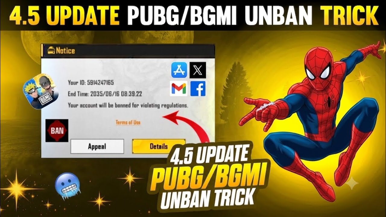 How to Unban BGMI Account | 10 Year Unban  BGMI ID | Bgmi ID Unban kaise karen | 100% Working Trick