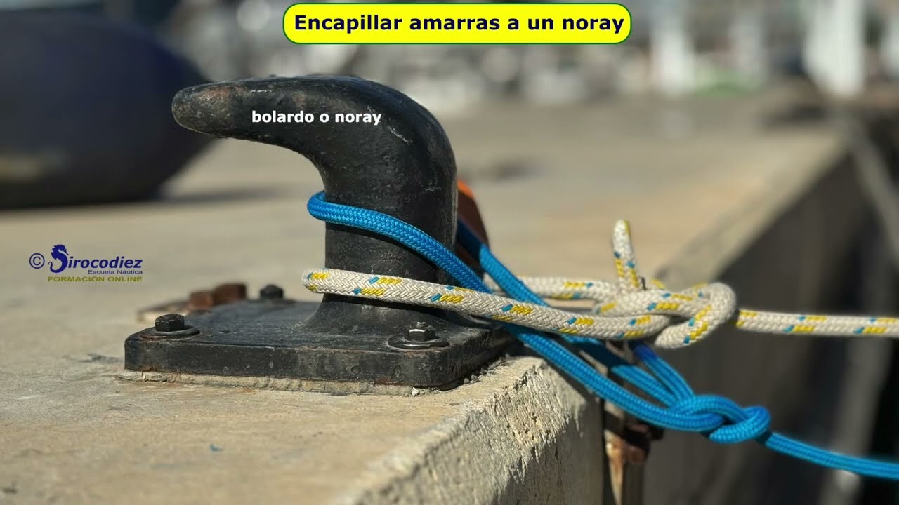 Examen PER Tema 7 Maniobra y navegación. Amarras: encapillar, cobrar, virar, adujar, largos