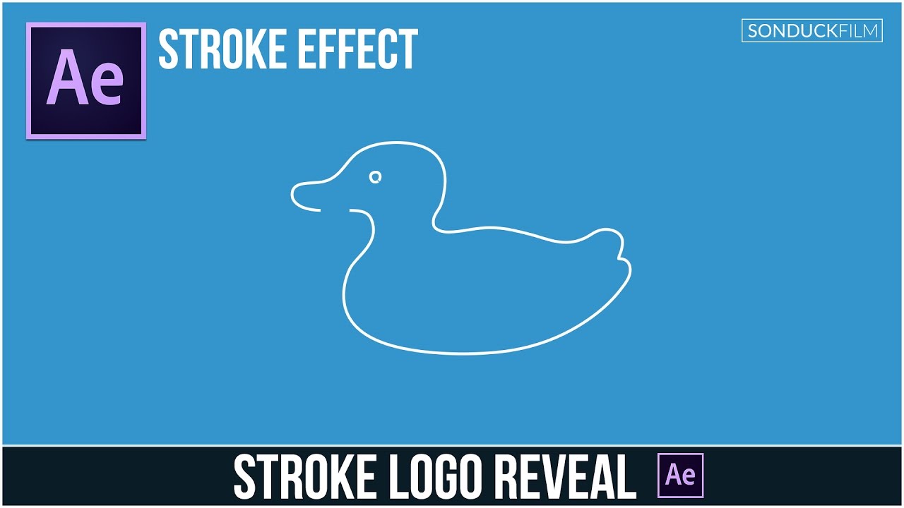 After Effects Tutorial: Stroke Logo Reveal Outline Effect