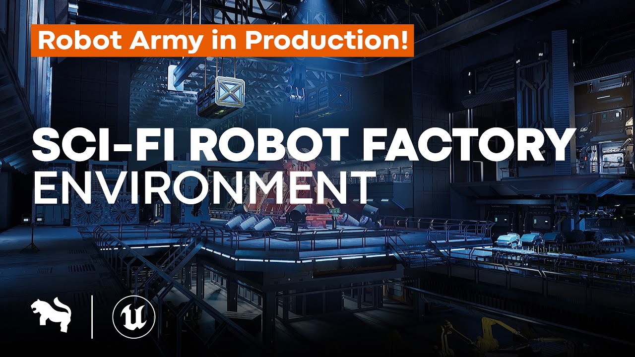 Sci-Fi Robot Factory Environment | Showcase | Unreal Engine | Game-Ready Assets