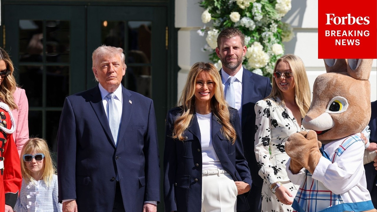 Срочная новость: Президент Трамп провел пасхальное катание яиц в Белом доме и ответил на вопросы ...