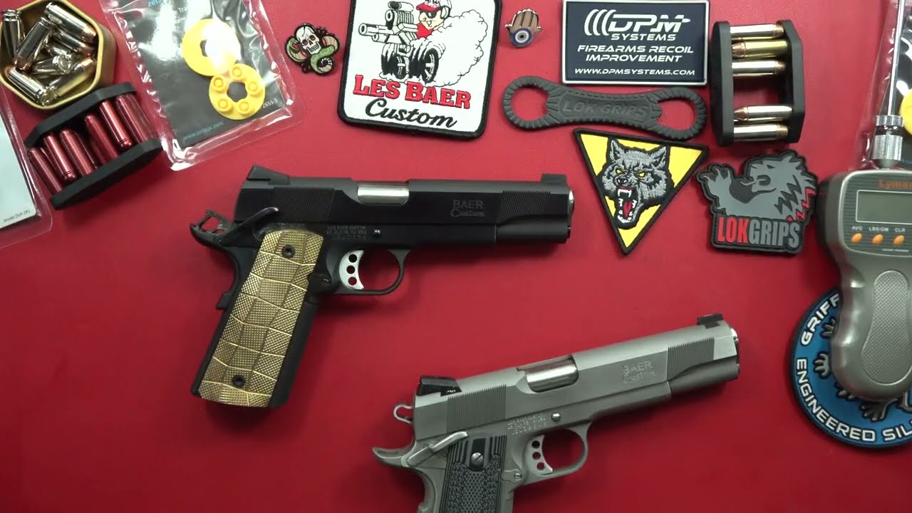 Пистолеты Les Baer Custom (Custom Carry) Stainless & Blued 1911.