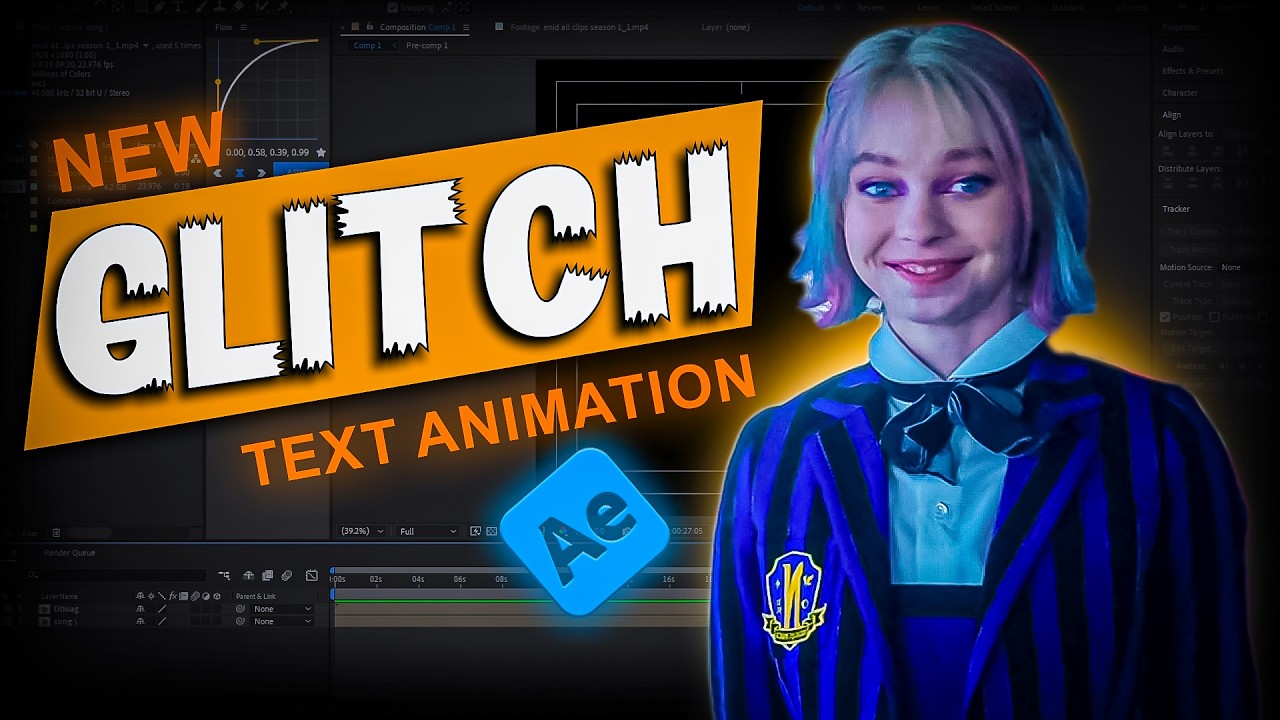 Glitch Effect Tutorial in After Effects 2026 | Fast & Clean Method