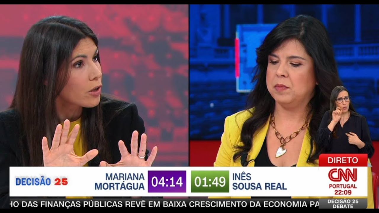 Legislativas 2025: Debate completo entre Mariana Mortágua e Inês Sousa Real
