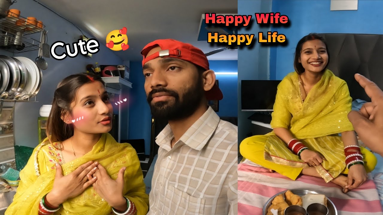 My Happy Marrige life Secret 🤫 cute Wife Nidhi Zone 🥰