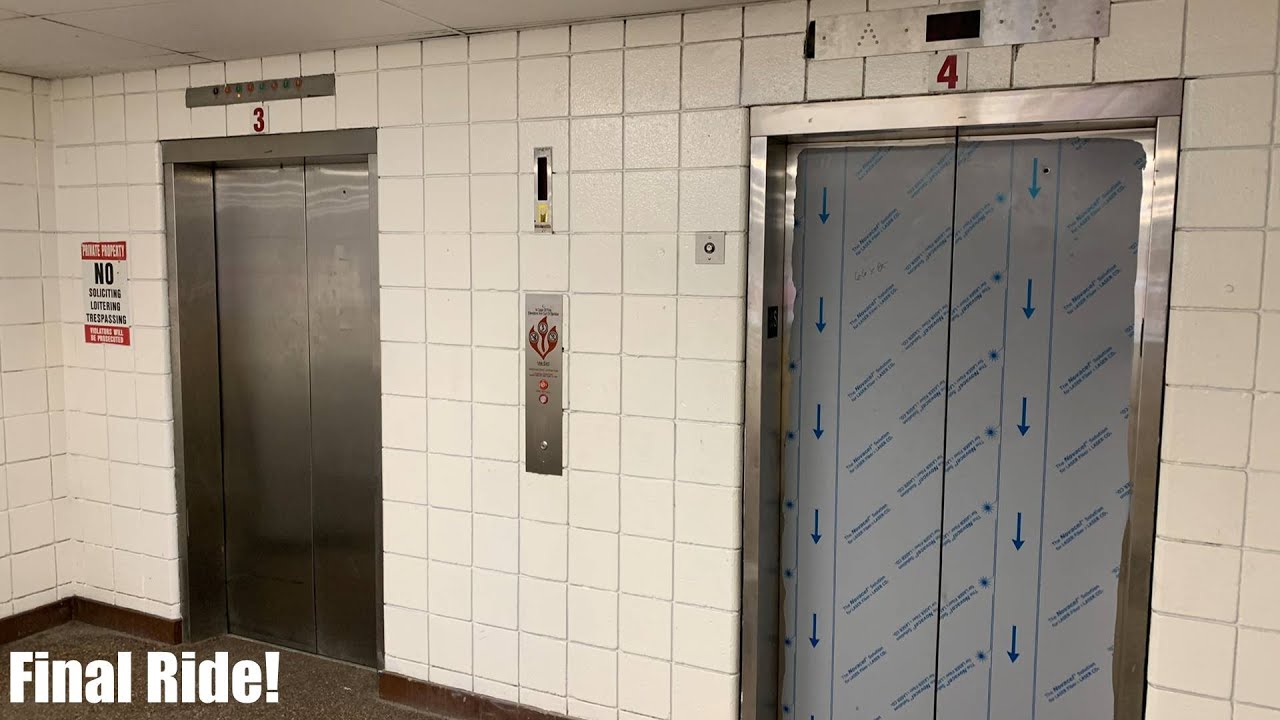 Final Ride on the Long Elevators at the Kiener West Garage - St. Louis, MO
