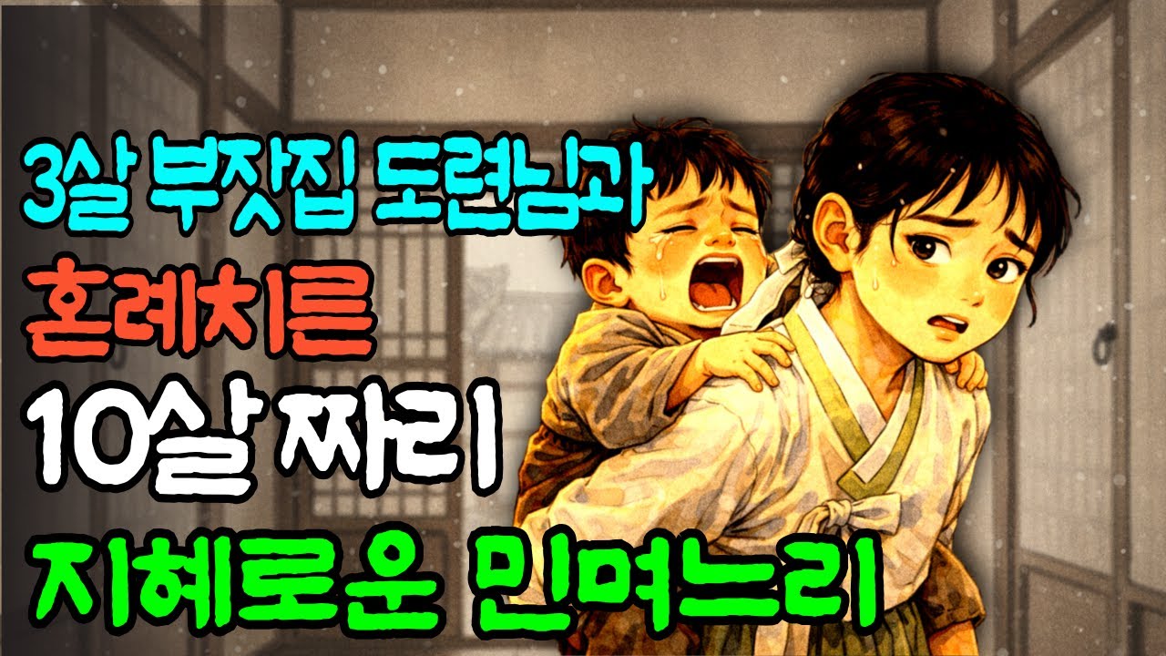 3살 종갓집 도련님과 혼례치른 10살짜리 지혜로은 민며느리 #오디오북 #옛날이야기 #설화 #야담 #옛날이야기동화