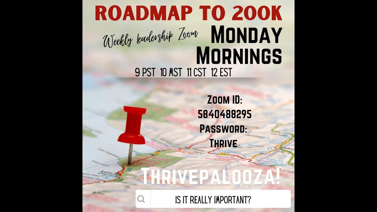 Roadmap to 220K Thrivepalooza