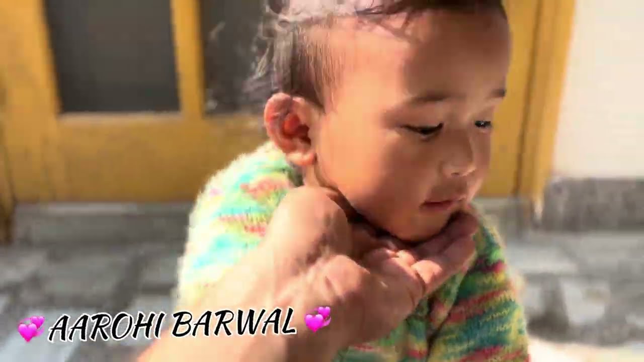 Sweet Aarohi ji 💞 #cutebaby #love #video 