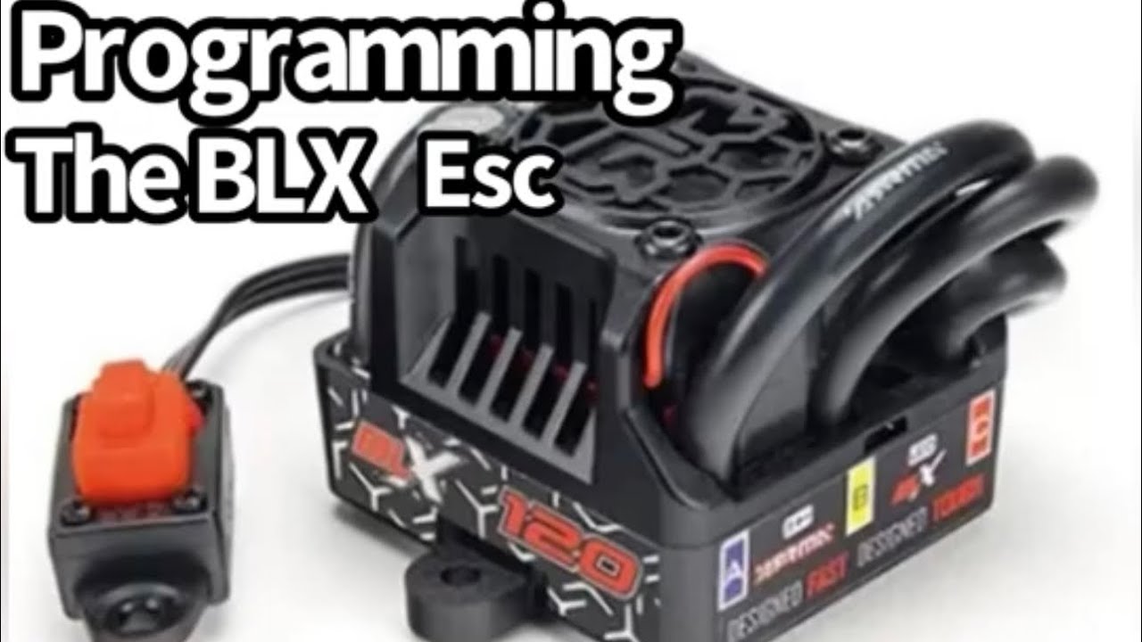 How to program the ArrmaBLX esc