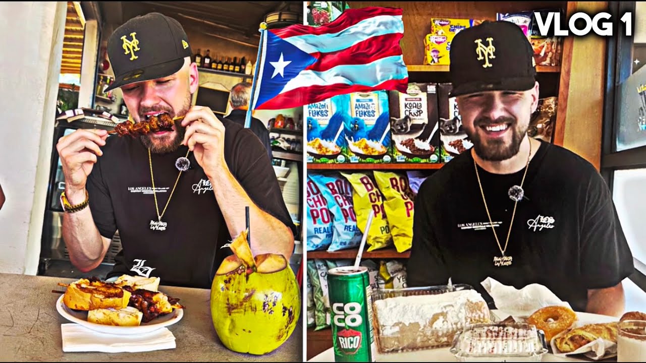 GRINGO PRUEBA COMIDA BORICUA POR PRIMERA VEZ...  ¡SU REACCION LO DICE TODO!  🇵🇷🔥