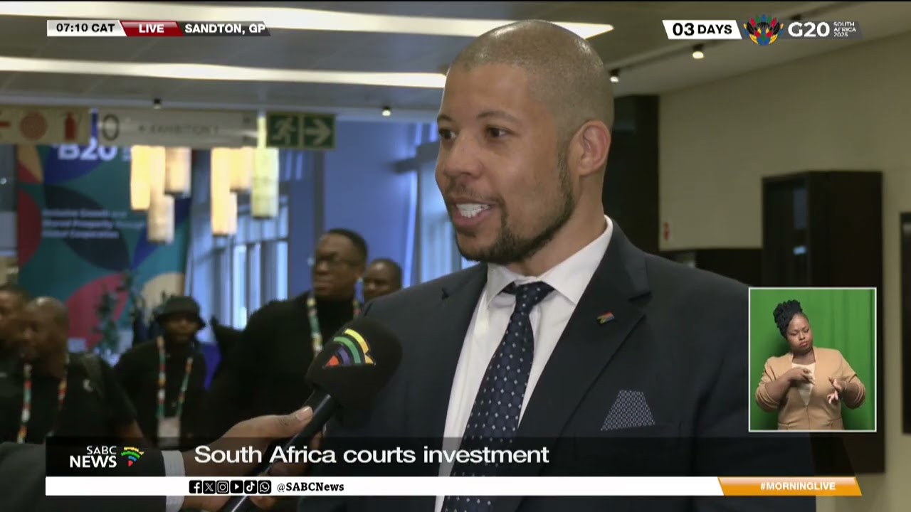 B20 South Africa Summit taking place at Sandton Convention Centre