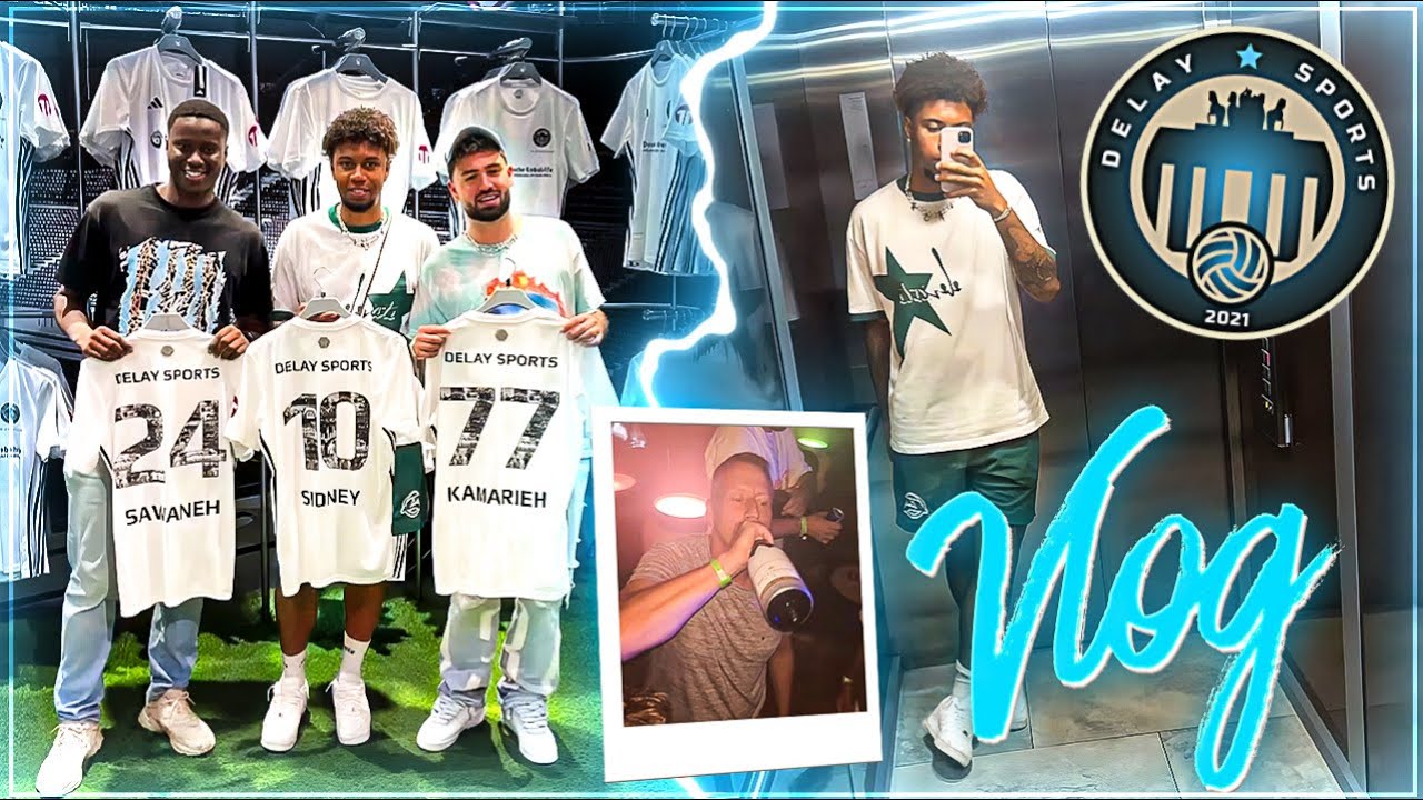 DELAY SPORTS TRIKOT RELEASE VLOG MIT ELIGELLA, ALIEU & CO!🔥⚽️ Wochenend Vlog🙌🏼 VLOG #190
