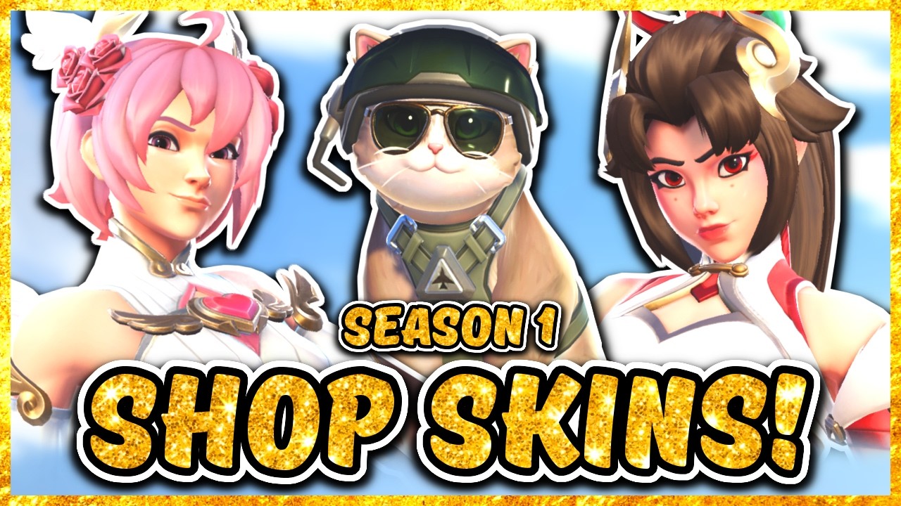 Overwatch Season 1 SHOP SKINS & JUNO MYTHIC WEAPON