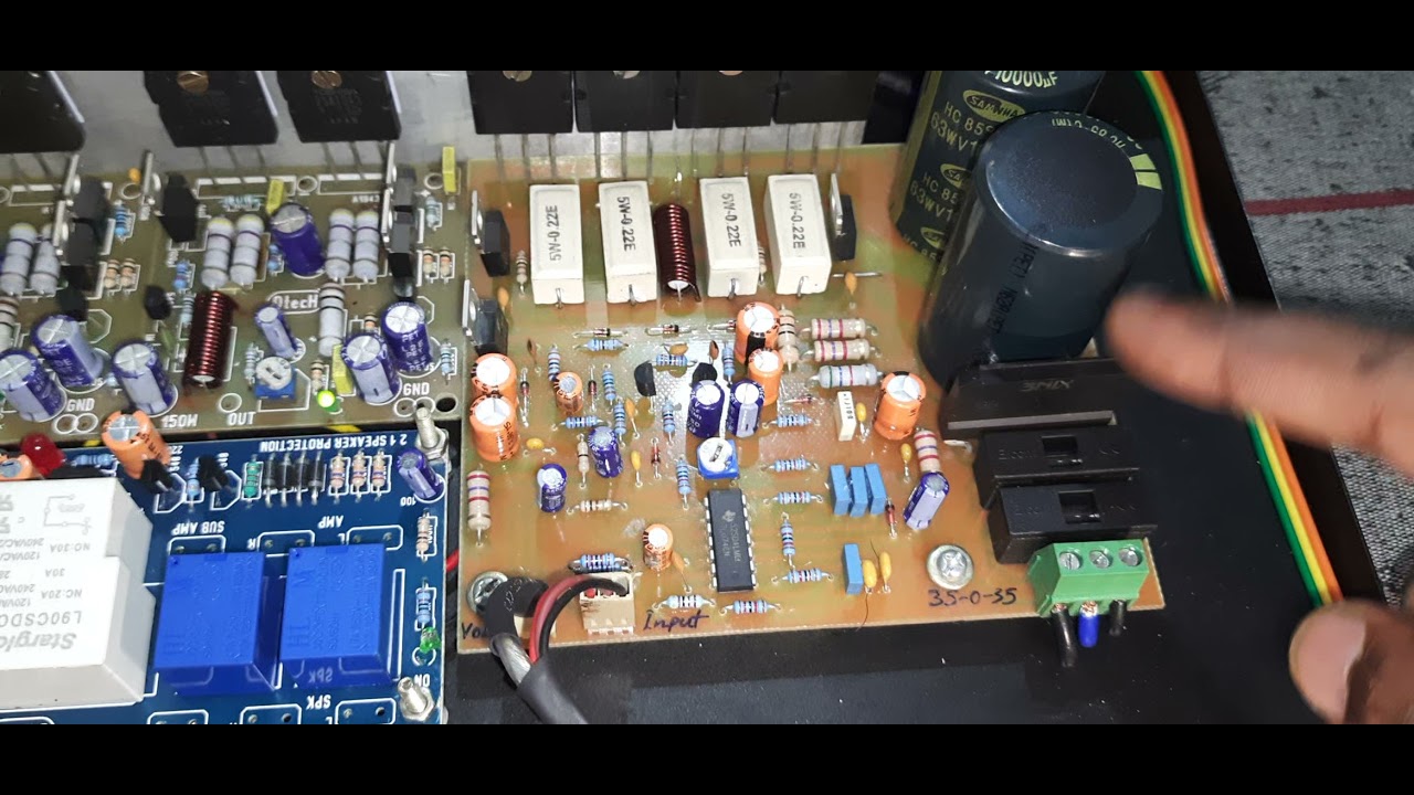 2.1 amplifier  D tech Audios
