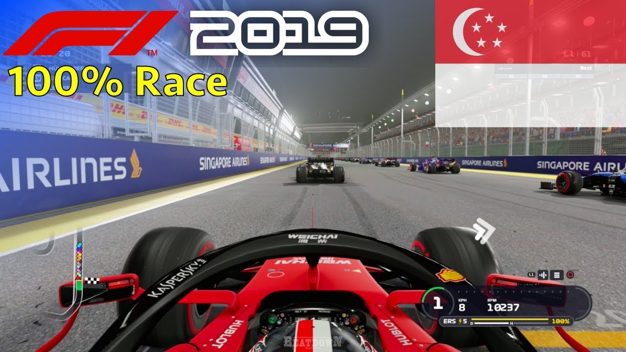F1 2019 - Let's Make Leclerc World Champion #15: 100% Race Singapore