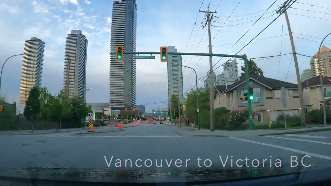 Vancouver to Victoria Scenic Drive 4k | Tsawwassen to Swartz Bay British Columbia