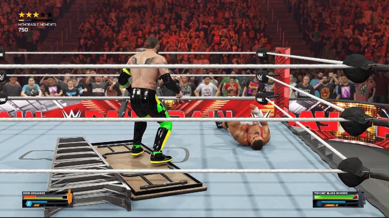 Ladder match against Breakker
