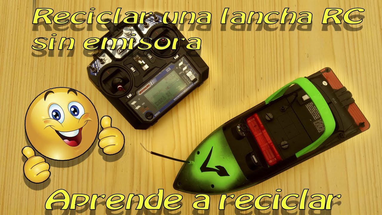 Prepara una lancha RC sin emisora