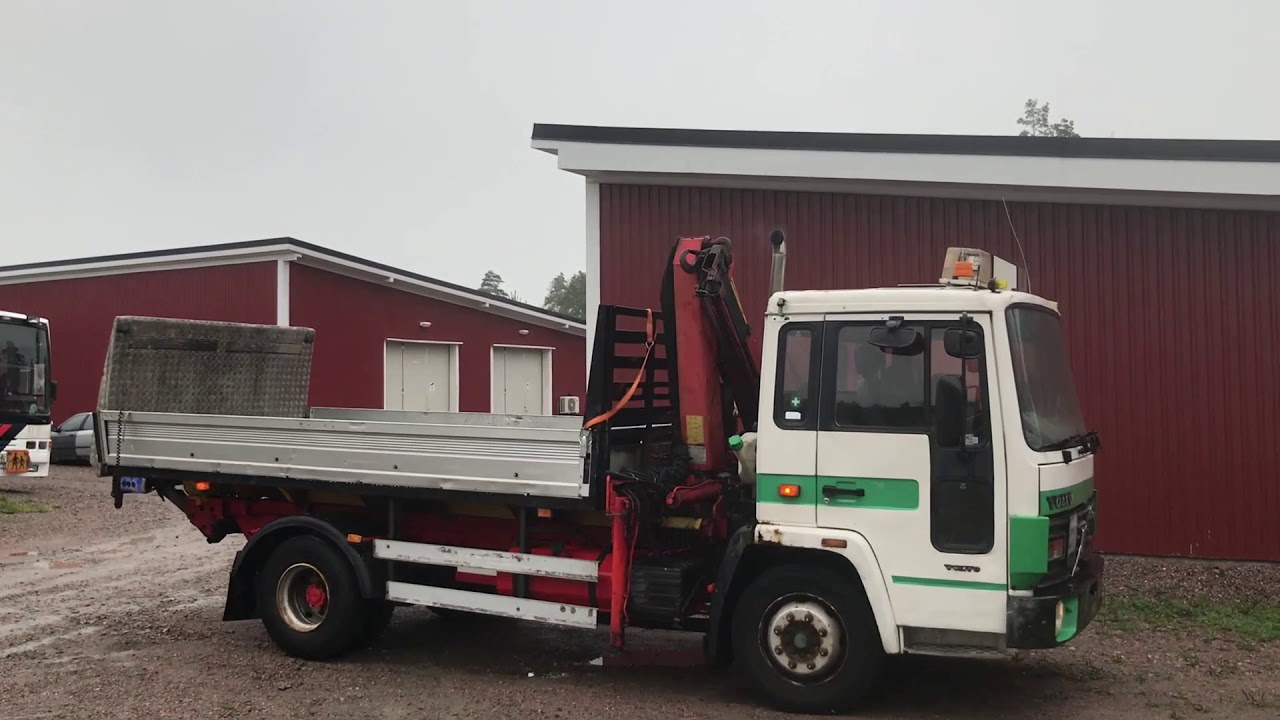 K&ouml;p Volvo FL6 med kran p&aring; Klaravik se