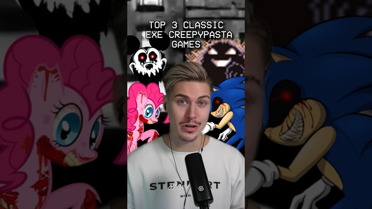 ТОП-3 КЛАССИЧЕСКИХ .EXE-ИГРЫ В СТИЛЕ КРИПИПАСТЫ! #shorts #sonicexe #exe #pokemon #horror #luigikid