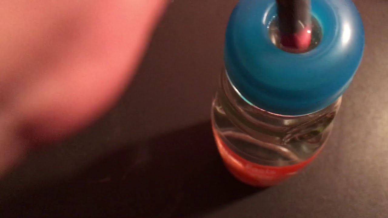 How to open a Japanese soda with a pencil