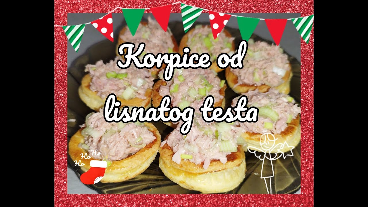 Korpice od lisnatog testa za predjelo