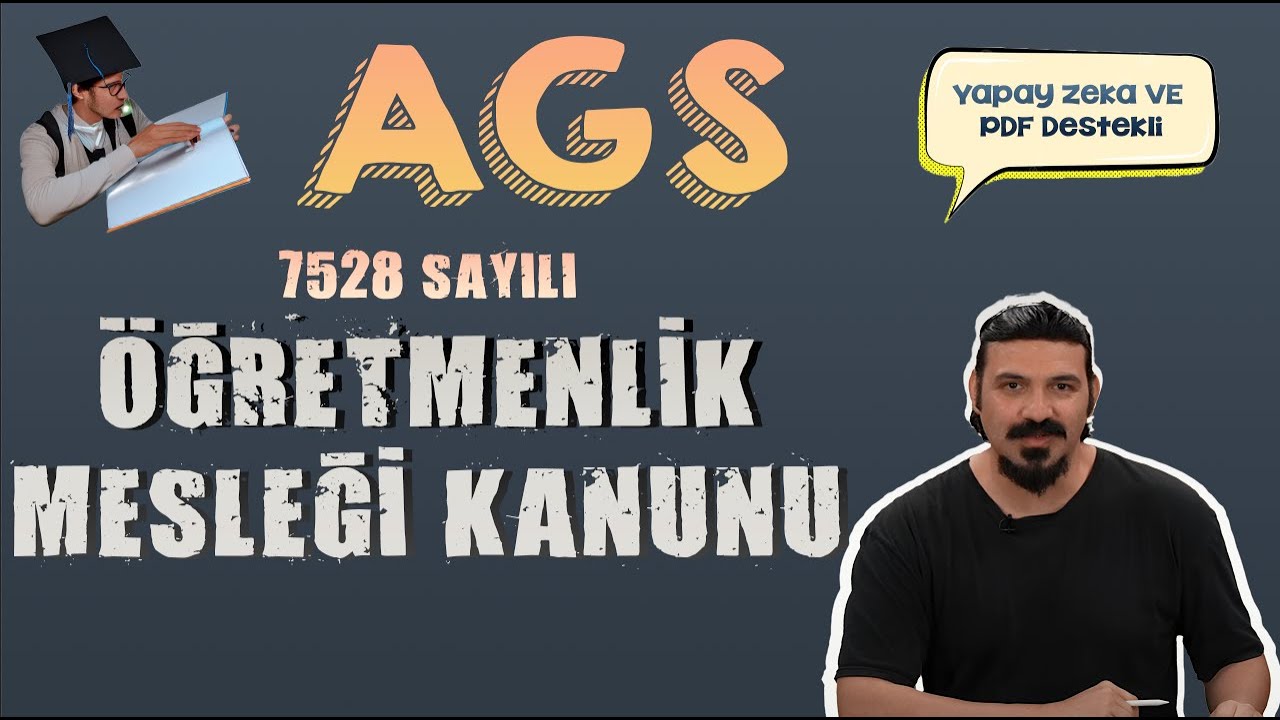 Öğretmenlik Mesleği Kanunu Soru Çözümü - 2 | AGS - MEB 2025 | 