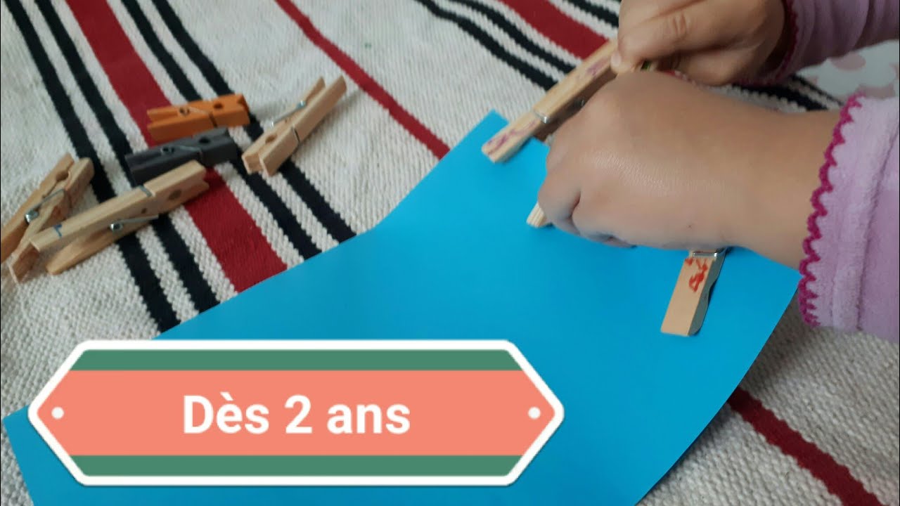 19🍃Ouvrir et fermer des pinces à linge | Atelier de vie pratique Montessori