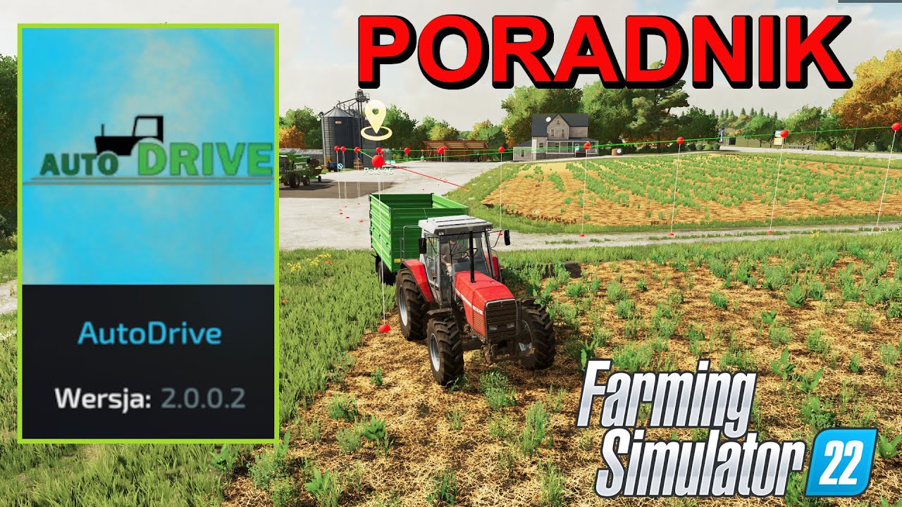 AUTODRIVE Tworzenie trasy poradnik  Farming Simulator 22