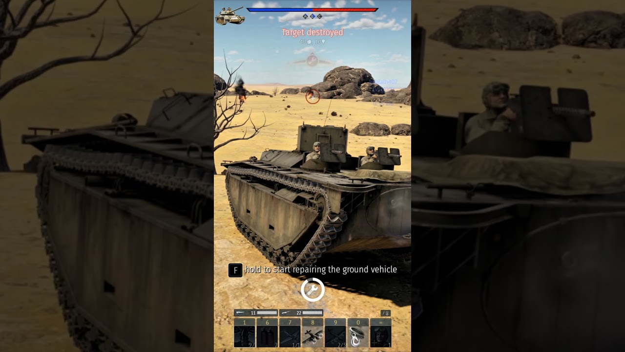 4 Enemy Tanks Destroyed in Seconds 💥 | War Thunder
