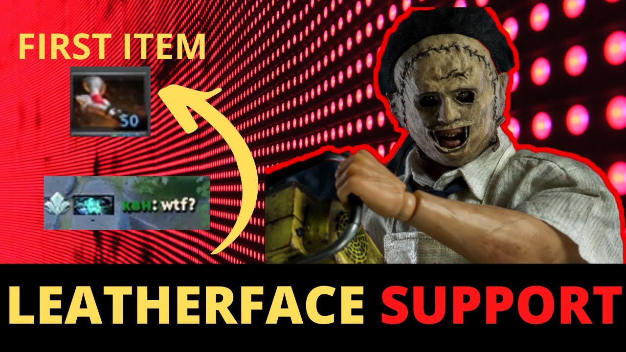 WTF LEATHERFACE SUPPORT META PICK! INTENSE MEGA DEFENSE LATEGAME DOTA2 PRO GAMEPLAY BY W33