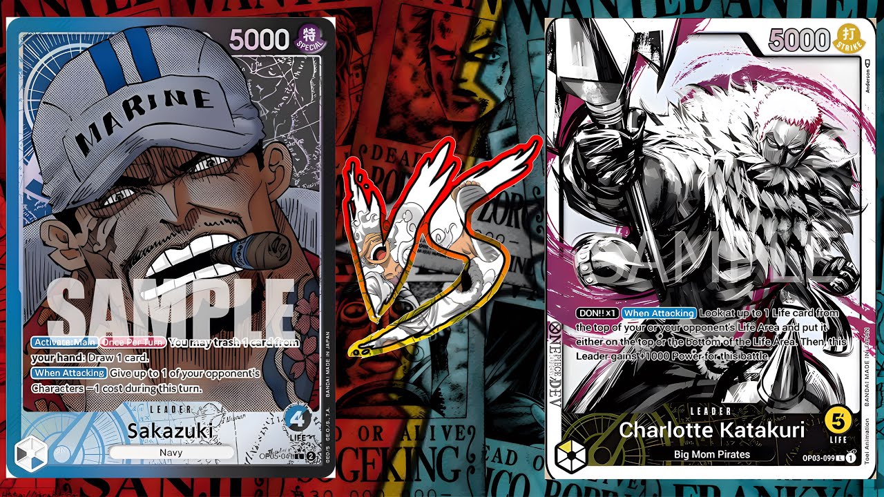 Sakazuki Vs Katakuri | One Piece Tcg | OP05 Tournament Gameplay