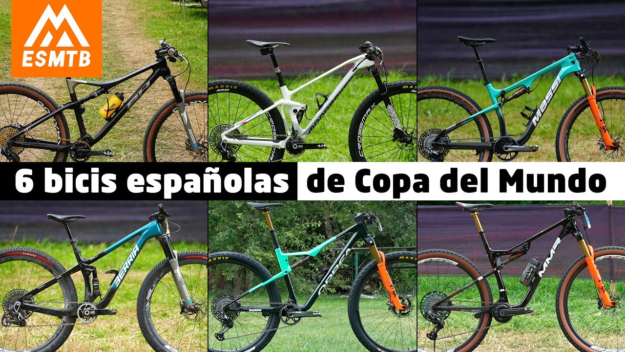 6 bicis españolas de Copa del Mundo: BH, Mondraker, MMR, Berria, Orbea y Massi
