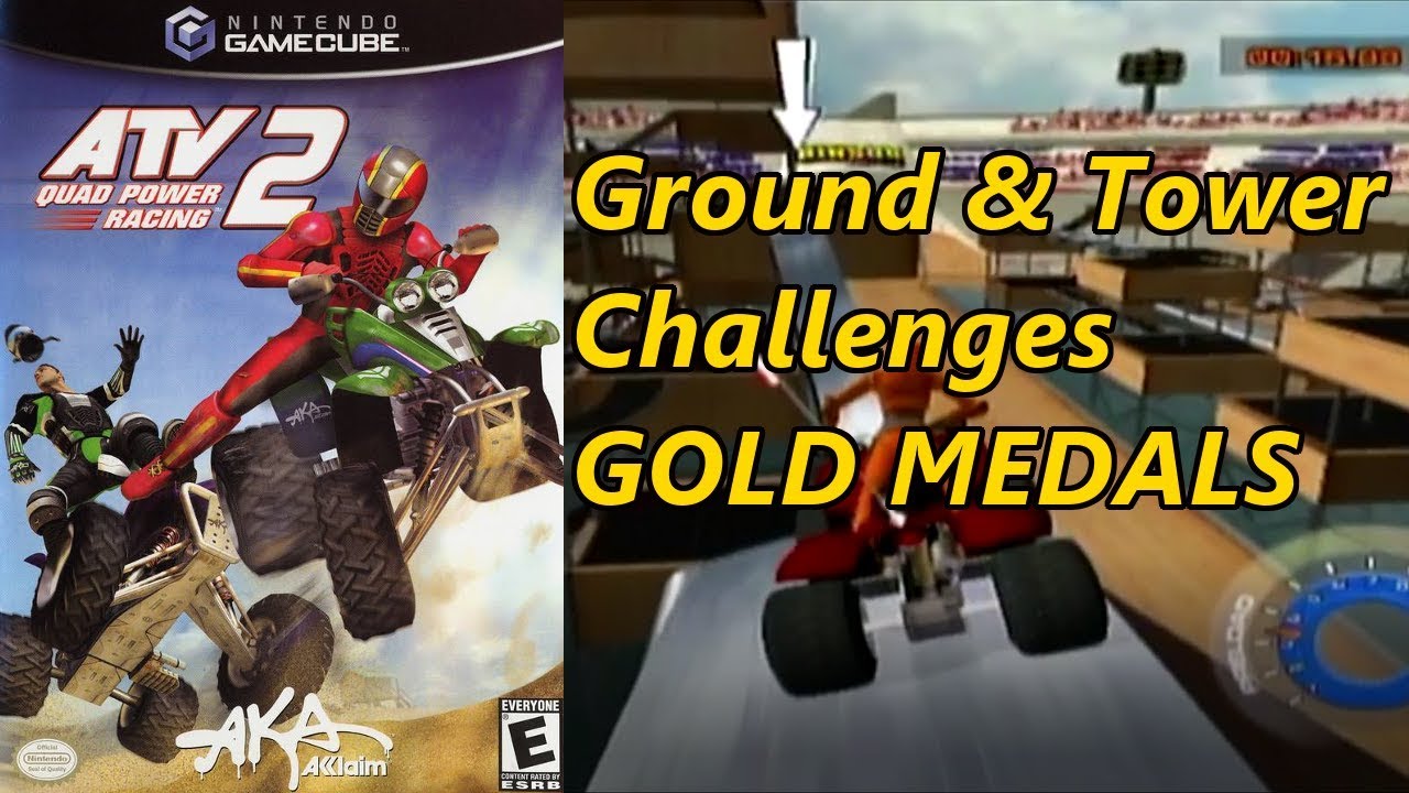 ATV Quad Power Racing 2 - All Ground & Tower Challenges Gold Medals