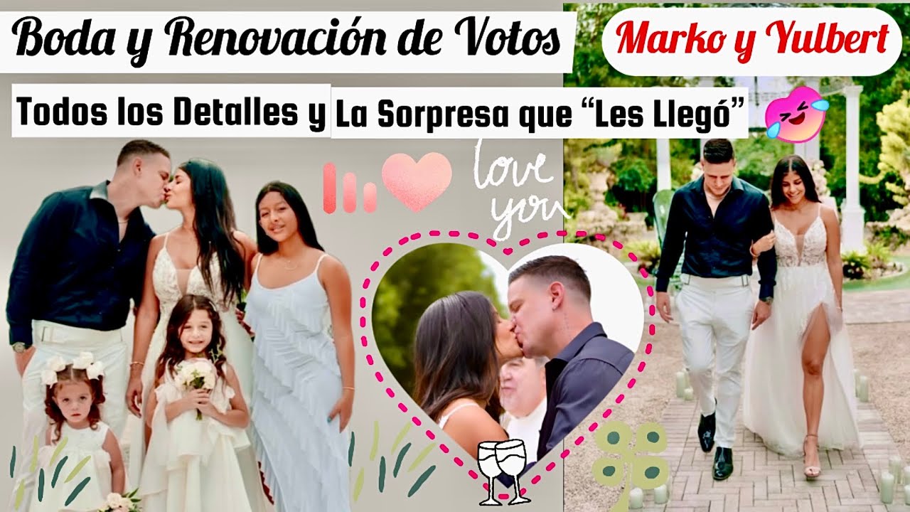 ¡Boda y Renovación de Votos de Marko! Todos los Detalles y la Sorpresa que les llegó