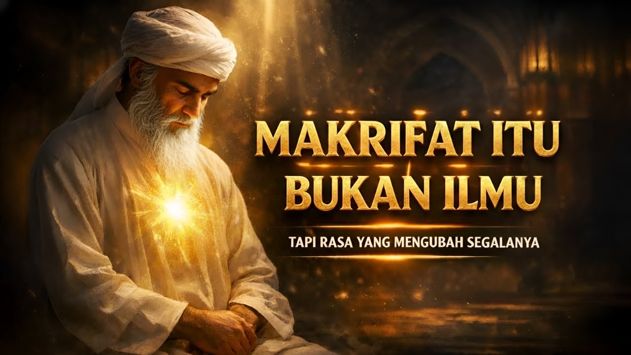 MAKRIFAT ITU BUKAN ILMU, TAPI RASA YANG TELAH TEMBUS | INILAH KUNCI MAKRIFAT YANG SEBENARNYA 🌀