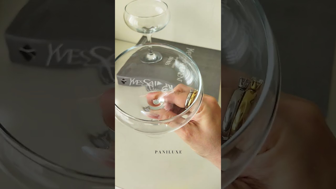 A stylish glass bowl, perfect for serving drinks and desserts#glassbowl #glassware #homedecor