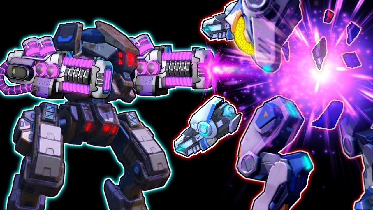 Fusion Cannon 16 GUARDIAN, забавное видео Mech Arena